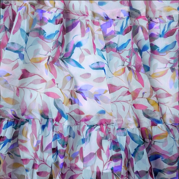 New Floral Halter Mini Dress Size XL - Picture 4 of 4